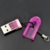 Új! USB portos microSD krtyaolvas rzsaszín
