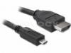HDMI High Speed Ethernet kbel HDMI dug - Micro HDMI dug 1m
