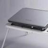 E-table ergonomikus laptop ht llvny dupla ventiltorral, egrpaddal, pohr- s ceruzatar
