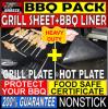 BBQ chicken non stick grill sheet + Hot plate Teflon Liner sheets mats NONSTICK