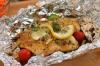 Healthy Recipe Tilapia in Tin Foil on the BBQ Grill