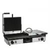 Double Flat/Ribbed Panini Grill Non Stick