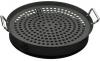 Eastman Outdoors 90414 BBQ ZaGrill's Pizza Pan by Eastman Outdoors. $24.95. Patent-pending, double-heat shield makes a crisp crust. Cooks pizza on barbecue grills. Ideal for frozen, refrigerated, or homemade pizza. Add wood chips for smoky, brick-oven flavor. Nonstick surface for easy clean-up. Amazon.com Traditional Italian pizzas are cooked in brick ovens where intense, even heat creates the signature, chewy-crisp crust that's so hard to reproduce a...