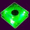 Dynatron UV Green LED UL8 GG 80mm Fan