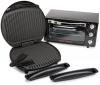 George Foreman GR36BTO6B Jumbo Grill and 6-Slice Toaster Oven/Broiler