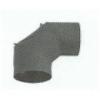 Fekete fstcs knyk 90 tiszttnylssal, 120mm