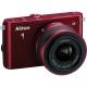 Nikon 1 J3 Kit 10 30mm VR piros