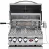 3-Burner Gas Grill with Rotisserie BBQ08873CP
