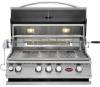 4-Burner Premium Convection Gas Grill with Rotisserie BBQ08874CP