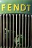 Vintage tractor Fendt radiator grill with logo