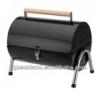 Twin-bowl BBQ Grill Barbecue Stand grill BBQ Grill Holz Kohlegrill schwarz