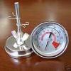 Lot of 2 FC 2 BBQ SMOKER PIT GRILL THERMOMETER TEMP GAUGE Christmas