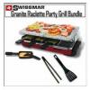 KF 77045 Classic 8 Person Grill with Granite Stone Red
