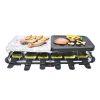 HOMEIMAGE Raclette Indoor Grill with Marble Plate