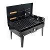 Portable Camping Charcoal Bbq Hibachi Grill Carry Case
