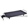 Non-stick Coating Electric grill with oil tray,bikelite handle