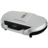 George Foreman White 36 Indoor Electric Grill Small Countertop Food Griller