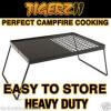 Tigerz camp fire bbq grill hot plate compact 4x4 accessory brand new