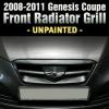 FRONT Hood Radiator Grill Unpainted For HYUNDAI 2008-2011 Genesis Coupe