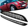 02 06 Mini Cooper Front Upper Lower Mesh Grill Black