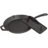 Philippe Richard 2-Piece Round Cast Iron Grill Pan with Press