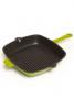 Pro Line Enameled Cast-Iron Dutch Oven and Grill Pan, 4-Quart - Green - KitchenAid Pro Line Cast Iron Cookware
