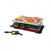 Classic Raclette 8 Person Party Grill With Granite Top Red
