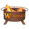 University of Washington Portable Steel Fire Pit Grill