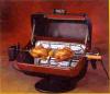MECO Deluxe Electric Tabletop Grill Rotisserie