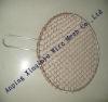 Round bbq grill net