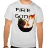 Fire God, Master of the BBQ Grill T Shirt