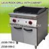Lava grill lava rock grill with cabinet