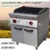 Electric lava grill lava rock grill with cabinet