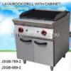 Gas lava rock grill lava rock grill with cabinet