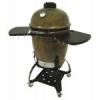 Bayou Classic Cypress Ceramic Grill with Cart and Side Shelves