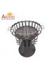 Aestivo 59cm Steel Fire Basket with Barbecue Grill