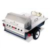 Crown Verity TG 1 The Tailgate includes BI 48 grill RD 48 roll dome lid stainless steel cooking grates side