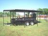 NEW BBQ pit smoker cooker and Charcoal grill trailer