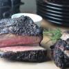 Coffee Crusted Tri Tip with Balsamic Stout Reduction