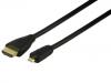 Valueline CABLE 5506 1 5 HDMI Micro HDMI kábel 1 5m fekete