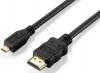 HDMI micro HDMI kábel 1m aranyozott v1 4 Equip