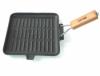 Perfect Home 10376 öntöttvas grill serpenyő 24cm szögletes