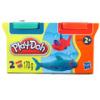 Play-Doh 2 tgelyes utntlt gyurma kszlet - piros-kk