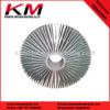6061/6063 good quality sun flower shape aluminum profile extruded products for heatsink/radiator spray powdered