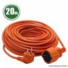  Hálózati lengő hosszabbító, fűnyíró kábel, narancssárga, 20 m (20502OR)