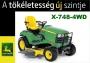John Deere X 748 DIESEL 4WD Oldalkidobs Fnyr Traktor