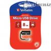 USB Pendrive 8 GB Micro 10 4 MB sec fekete