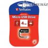 USB Pendrive 4 GB Micro 10 4 MB sec fekete