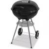 Uniflame Grill Boss Stand-Up Charcoal Grill, Black