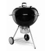 Weber One-Touch Gold 26-3/4 in. Kettle Charcoal Grill in Black